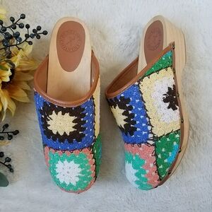 Penelope Chilvers Crochet Wooden Clogs